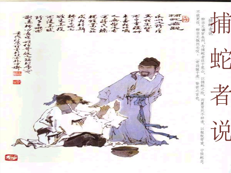捕蛇者说翻译一句一译（捕蛇者说原文及注释） 第3张