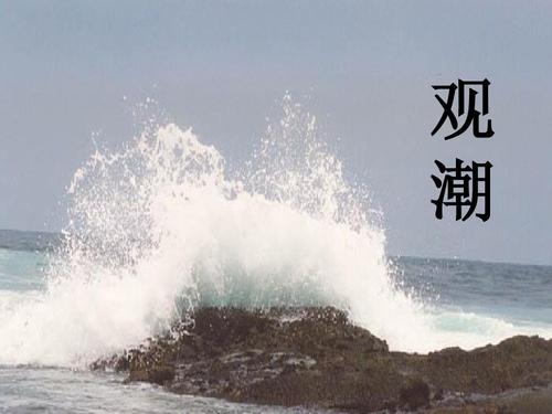 观潮原文及翻译注释（小古文观潮节选） 第1张