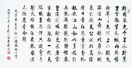 沁园春雪全诗原文（沁园春雪诗意理解） 第1张
