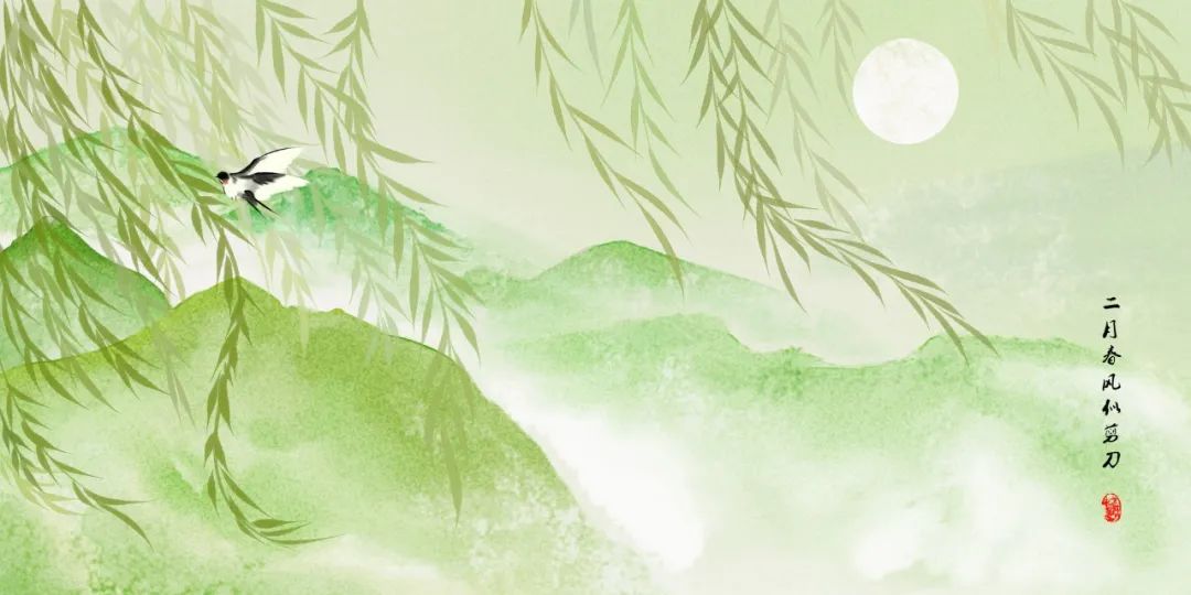 有关春天的诗句古诗（优美的古诗词意境） 第13张