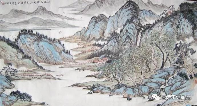 汉江临泛王维诗意赏析（汉江临泛翻译及注释） 第3张