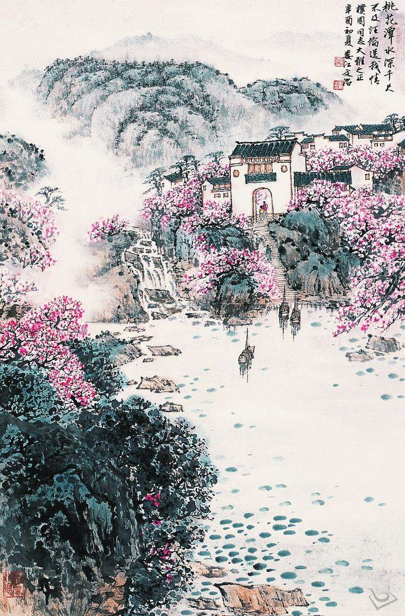 李白乘舟将欲行全诗（赠汪伦全诗鉴赏） 第3张