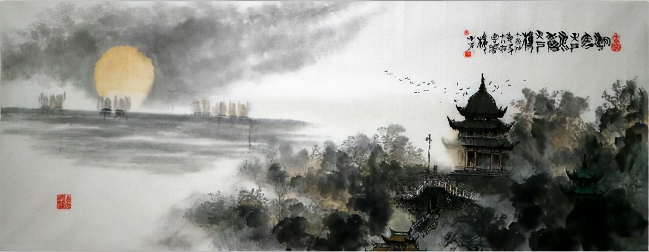 描写洞庭湖的诗句（有关洞庭湖气势磅礴的诗句） 第7张