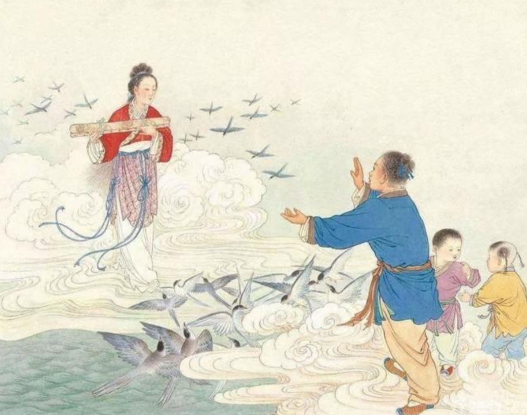 关于牛郎织女的诗有哪些（描写牛郎织女传说的诗句） 第5张