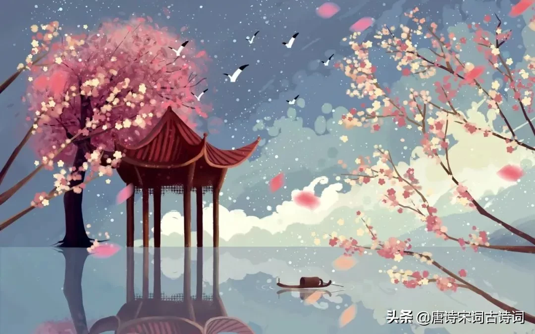 关于桃花的诗句古诗（描写桃花的优美句子） 第3张