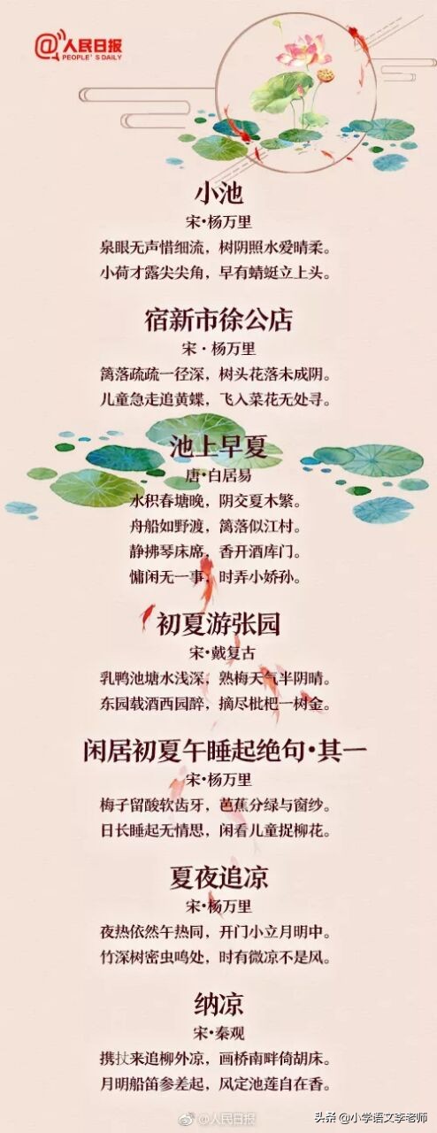 夏天的诗句有哪些（夏天的古诗大全） 第5张