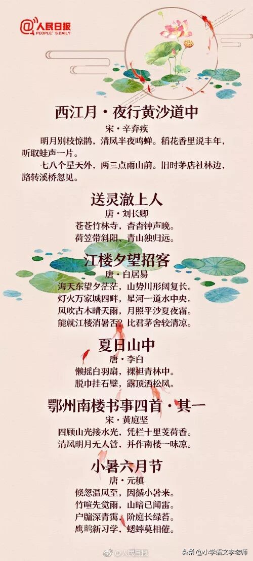 夏天的诗句有哪些（夏天的古诗大全） 第15张