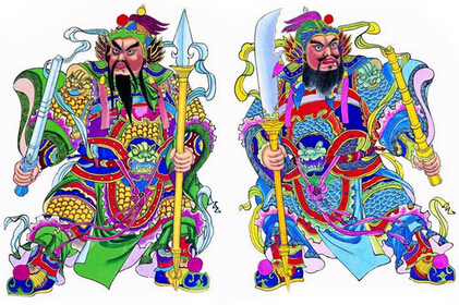 贴门神的来历，门神的原型人物是谁？ 第1张
