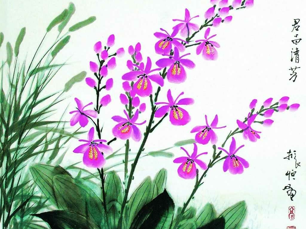 描写兰花的诗句淡雅（兰花诗句最出名诗词） 第1张