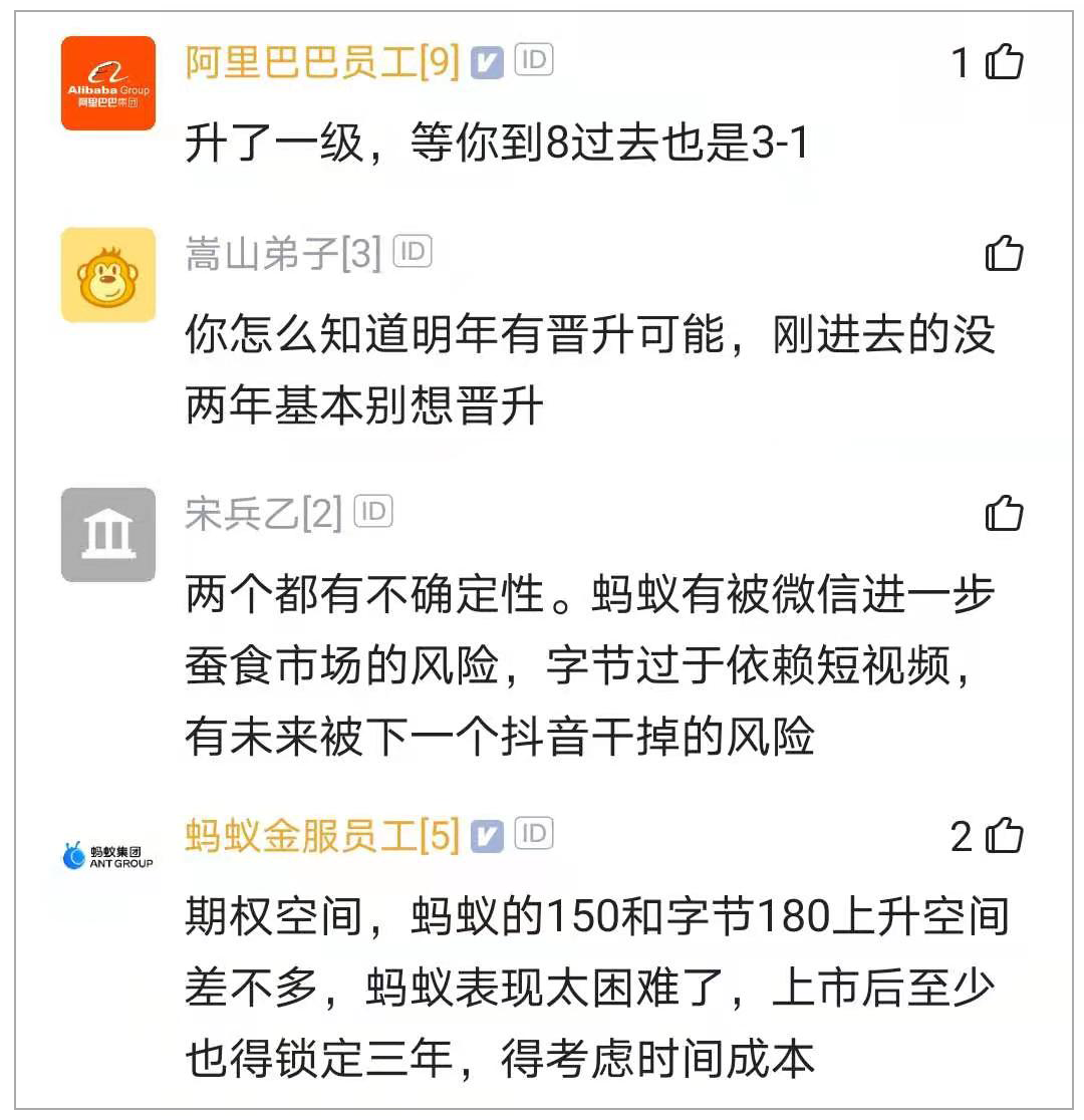 蚂蚁P7总包100，字节3-1总包涨80%，值得去吗？ 第7张