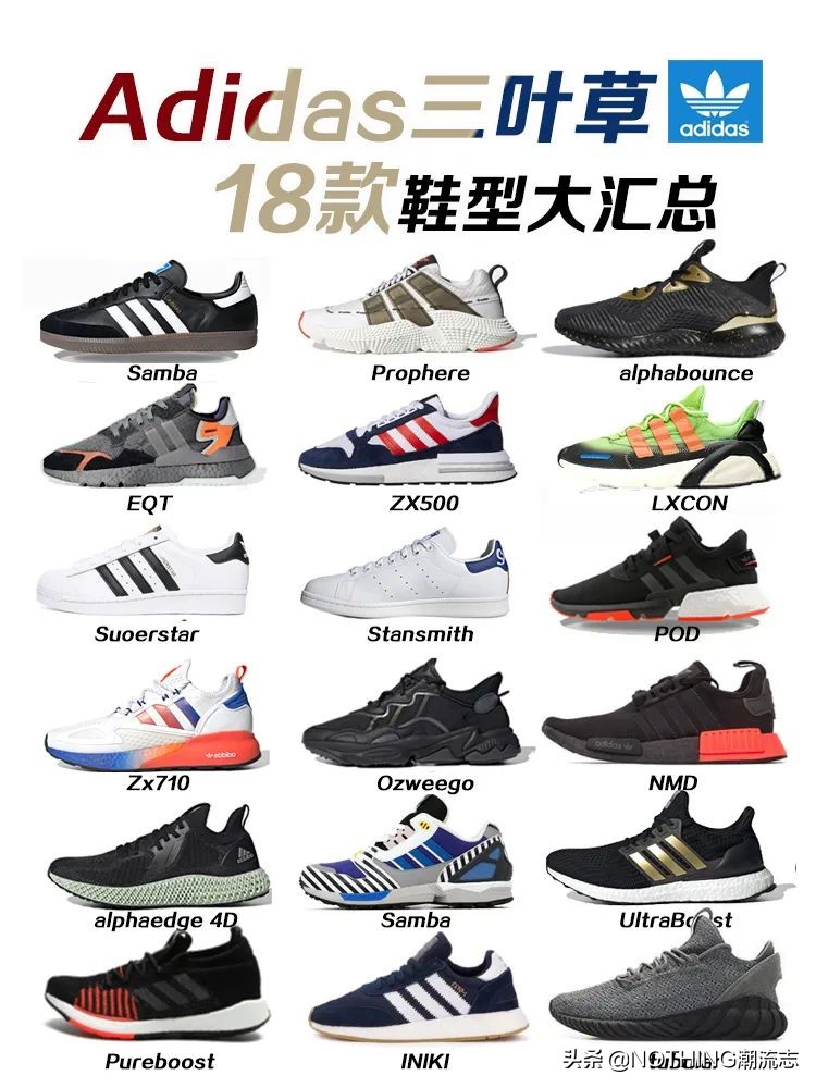 Adidas阿迪达斯全系列鞋型大汇总（三叶草篇上） 第1张