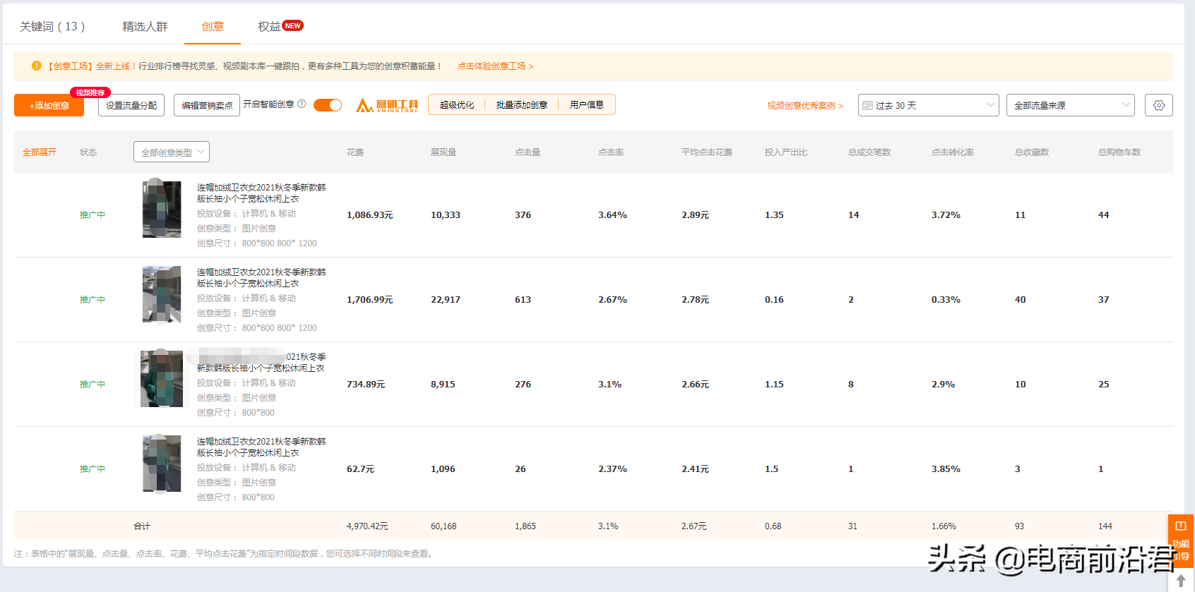 淘宝卖家想要通过直通车赚到钱，首先得知道盈亏平衡点的计算公式 第13张