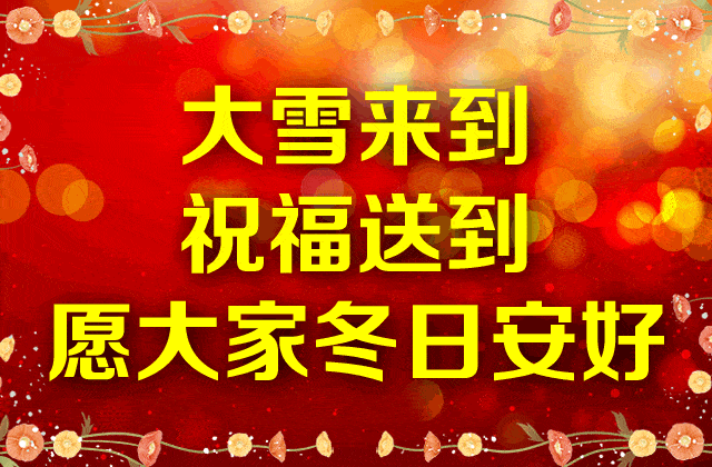 大雪节气祝福（大雪节气问候语及关心话） 第11张