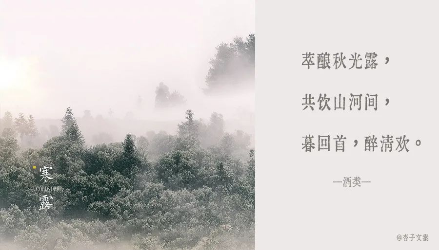 寒露文案节气简短（关于寒露的文案赏析） 第5张