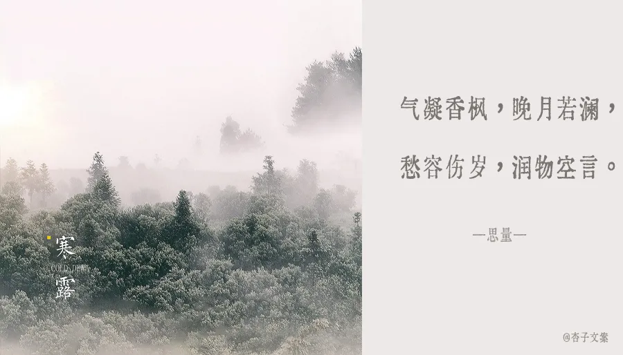 寒露文案节气简短（关于寒露的文案赏析） 第17张