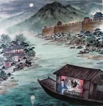 杜牧泊秦淮原文及翻译（泊秦淮译文及注释和赏析 ） 第3张