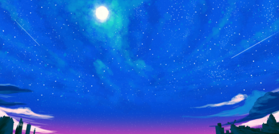 描写星星的诗句有哪些（星月相伴的唯美句子） 第3张
