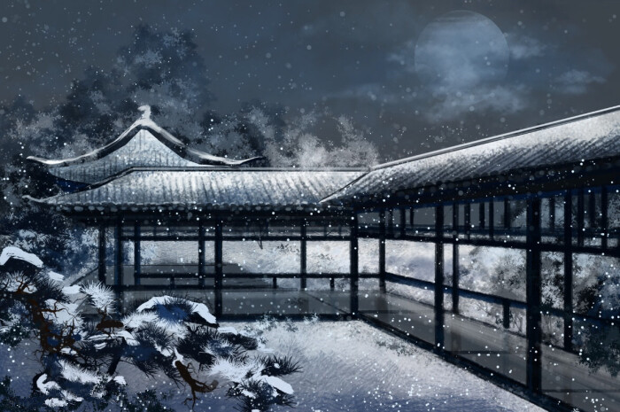 冬晚对雪忆胡居士家翻译（冬晚对雪忆胡居士家翻译阅读答案） 第1张