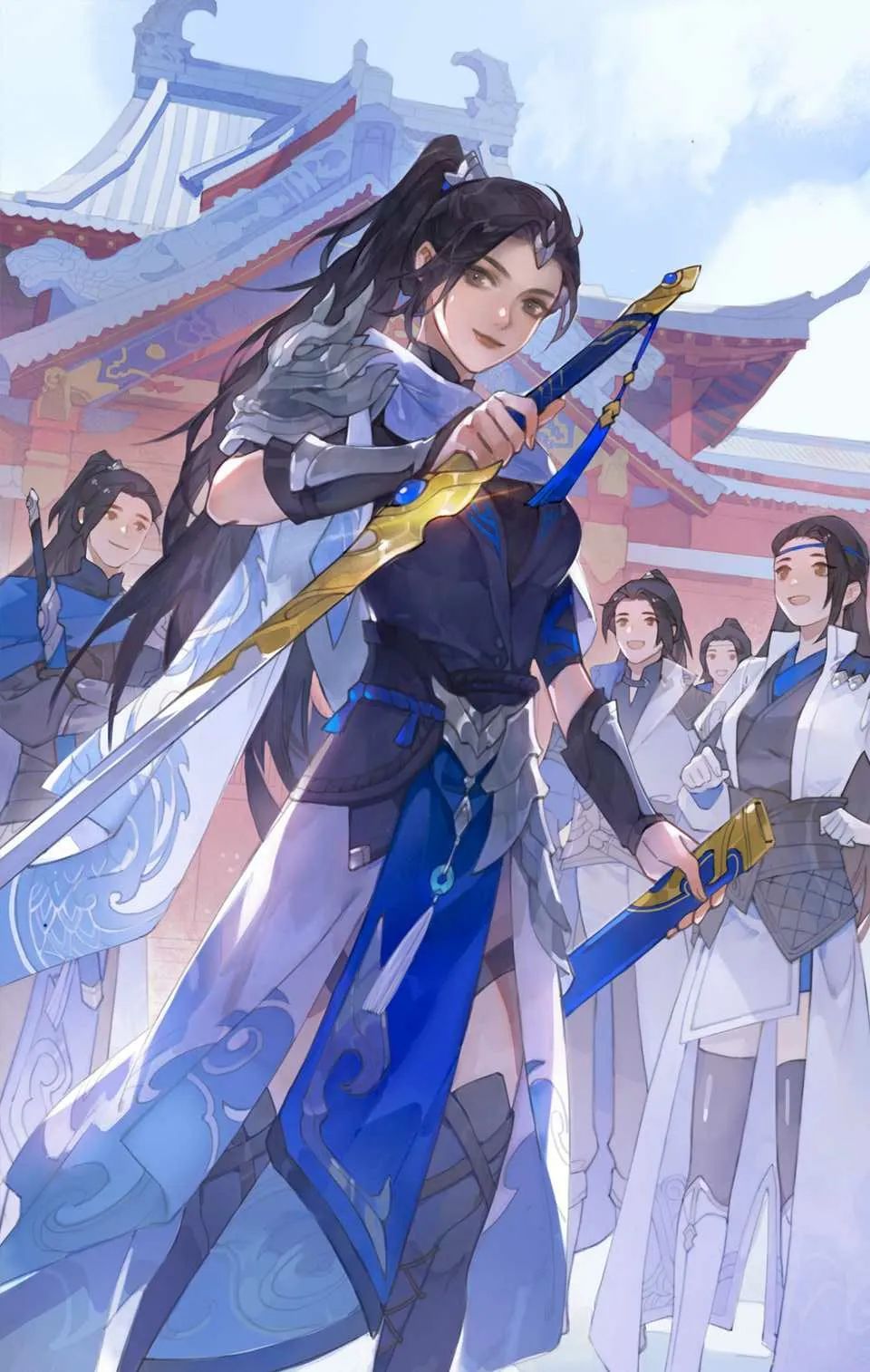 古装美女动漫头像（唯美古装图片动漫） 第11张