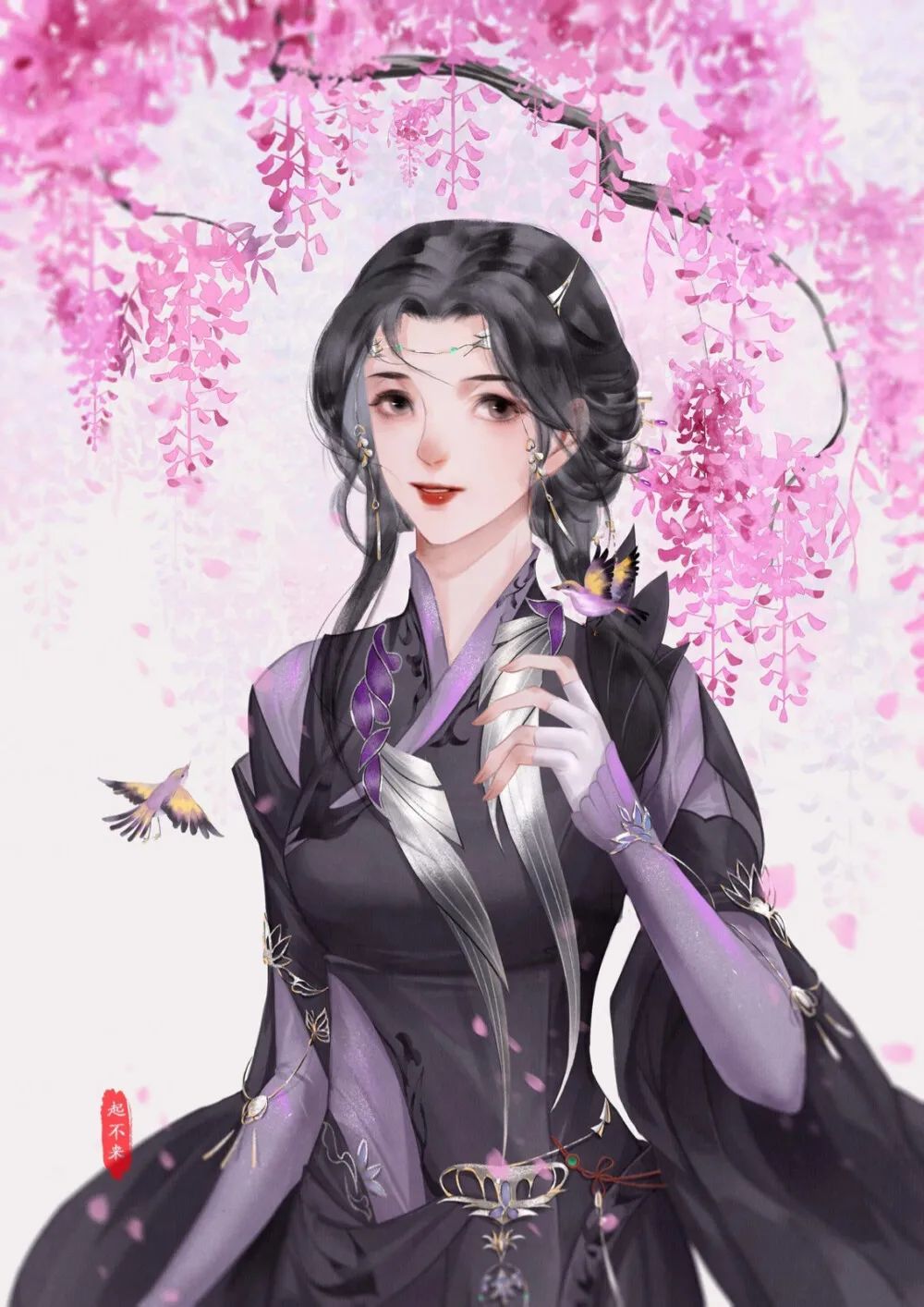 古装美女动漫头像（唯美古装图片动漫） 第21张