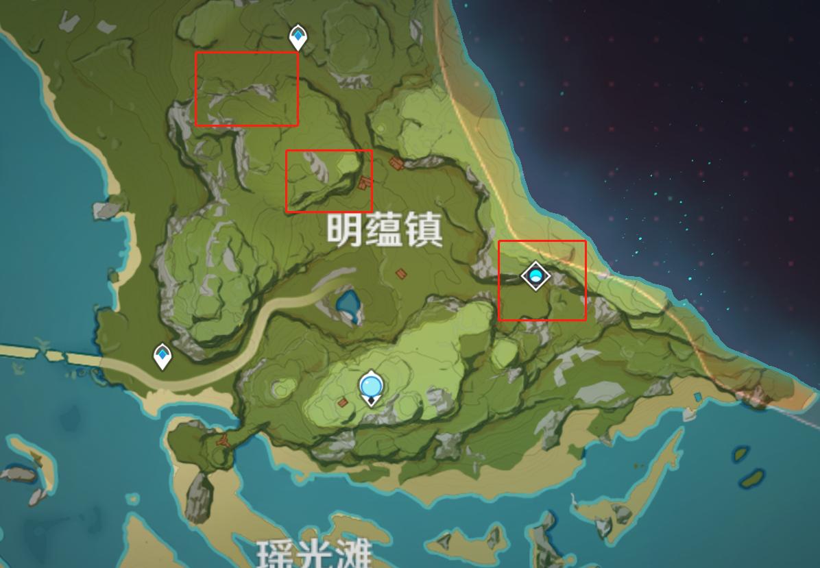 原神：夜泊石收集地点，让人又爱又恨的矿点？再也不缺夜泊石 第5张