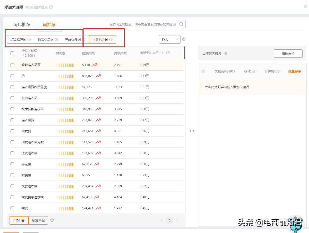 淘宝直通车的选词优化技巧，只要做好这些操作，流量想不起来都难 第7张