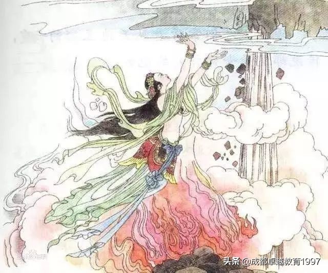 女娲补天的故事（成语故事女娲补天） 第1张