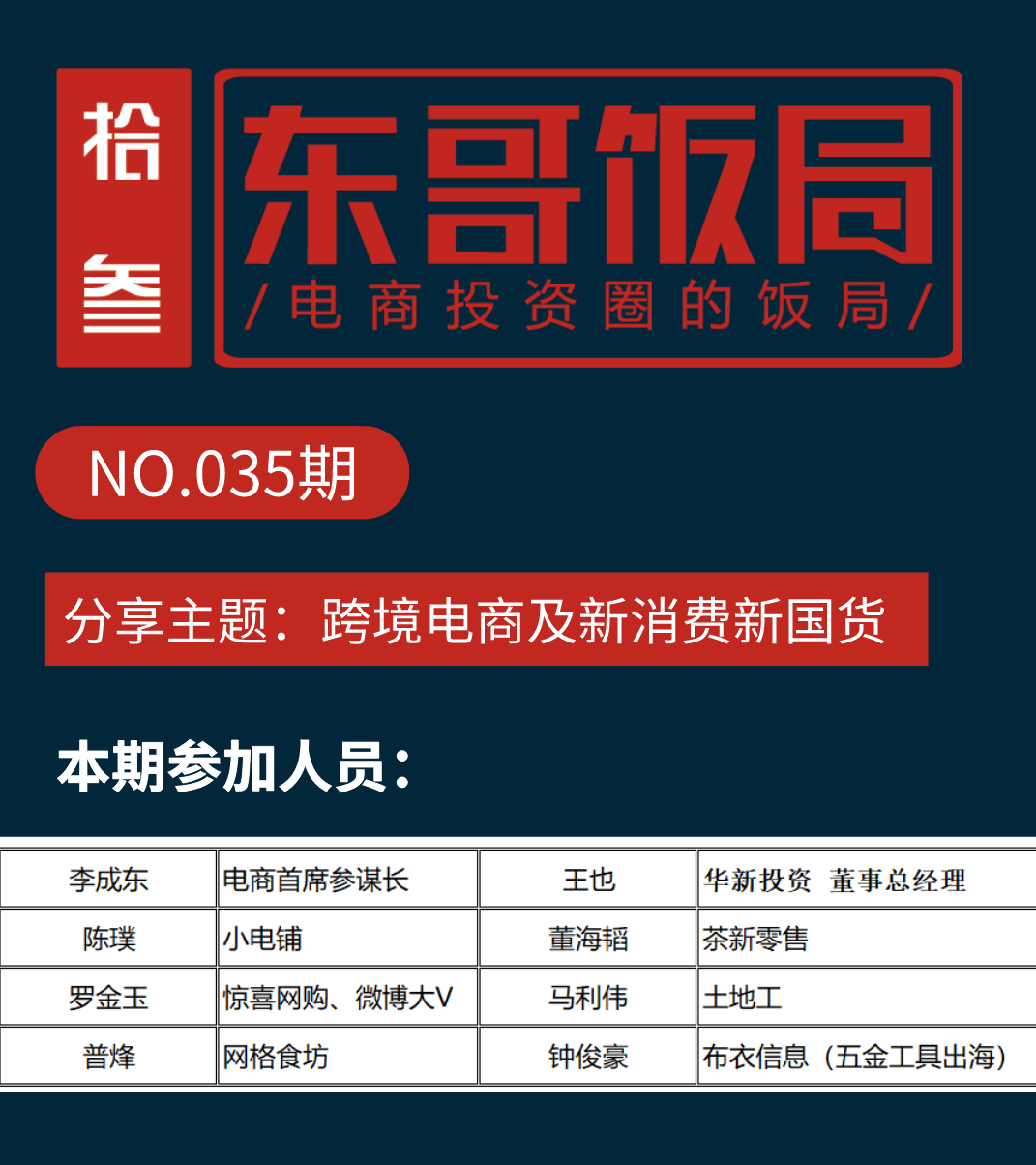 东哥饭局第35期干货：跨境电商做品牌还有没有机会？ 第5张