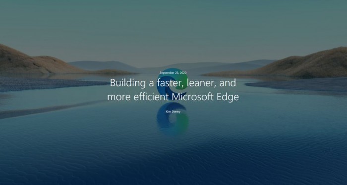 微软深度优化Edge：跑分提高13% 内存占用下降27% 体积缩小近50% 第1张