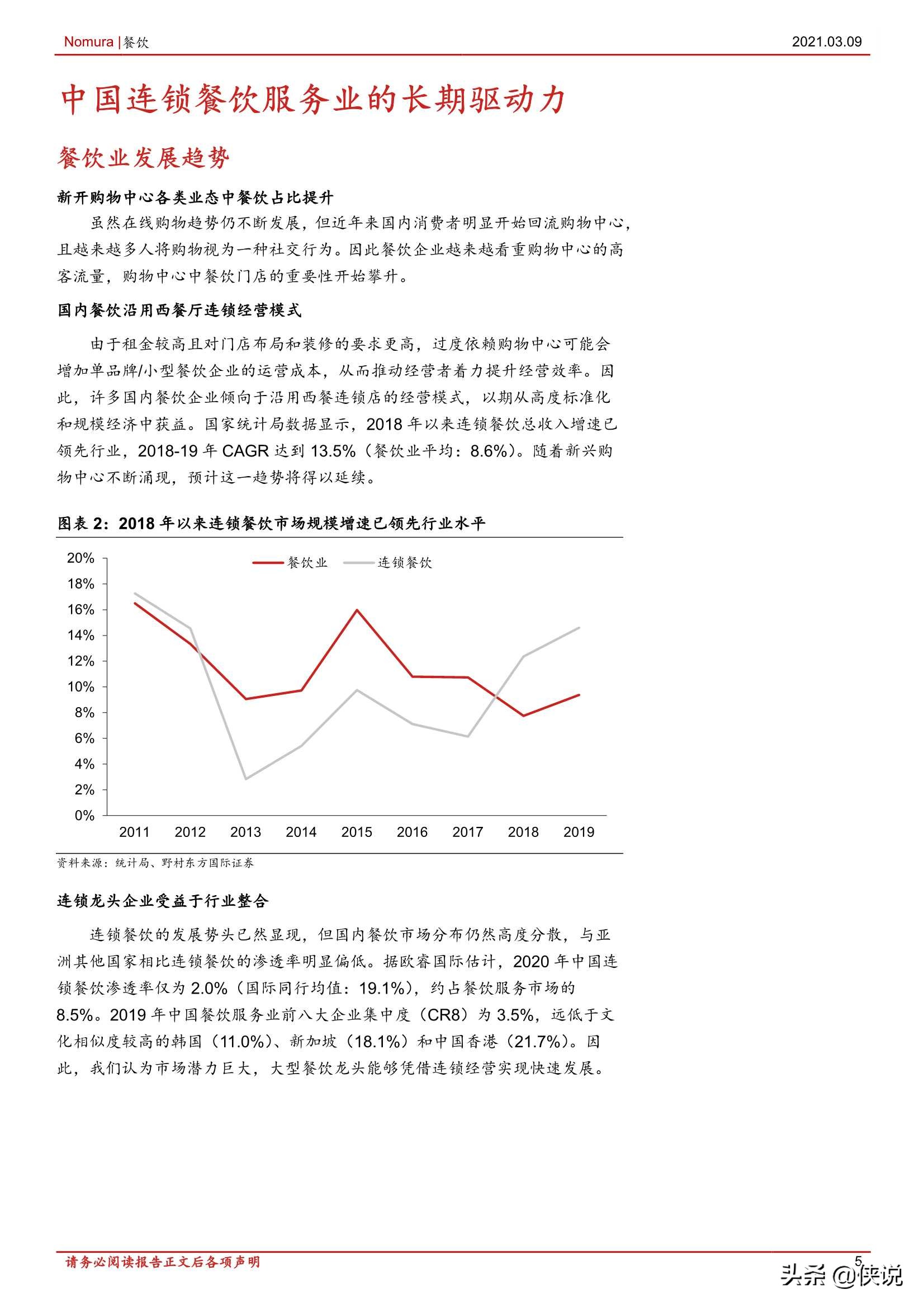 消费行业中国餐饮：标准化和品牌力赋能产业发展（报告） 第9张