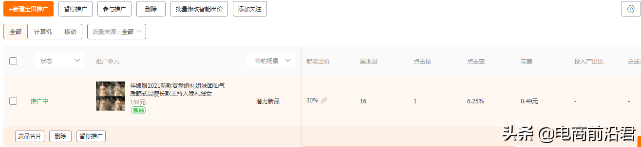 详解淘宝直通车如何进行测款，使新品也能迎来流量和销量的双爆发 第9张