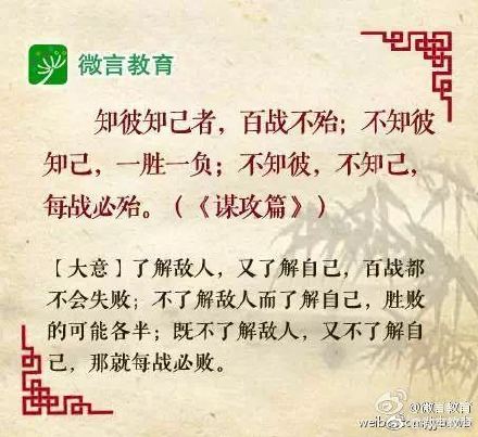 孙子兵法名句赏析（孙子兵法的精彩句段） 第1张