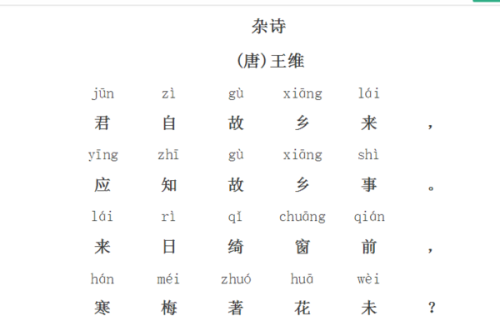 杂诗其二王维（杂诗其二翻译及赏析） 第1张