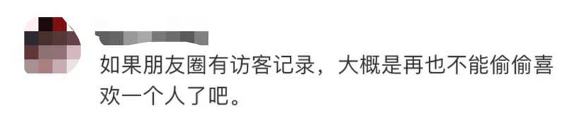 微信被曝新功能：“朋友圈可以查看访客记录了？”，网友：要哭了 第5张