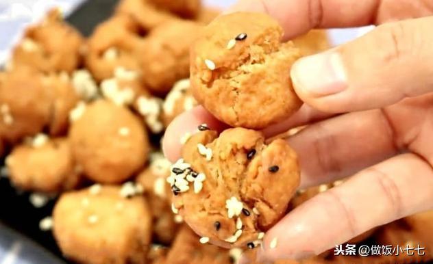 芝麻球的制作方法和配料（正宗麻球做法和配方分享） 第9张