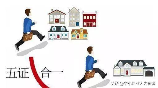 资质五证合一是哪五证（五证合一营业执照样本） 第9张