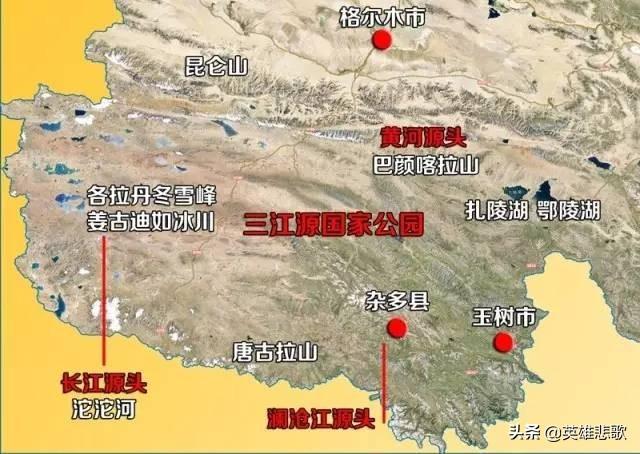 长江源头在哪里经过几个省（ 长江起点和终点地图） 第15张