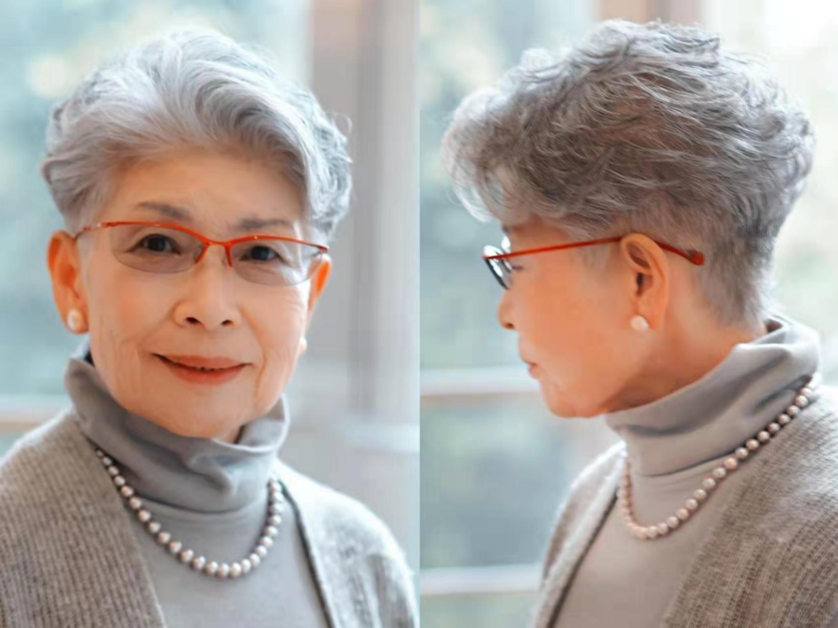 长发显老还是短发显老（女人上年纪留什么发型好看） 第13张
