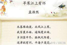 早寒江上有怀孟浩然（早寒江上有怀诗歌鉴赏） 第1张