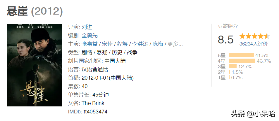 柳云龙电视剧哪部好看（近20年最好的8部谍战剧热力推荐） 第9张