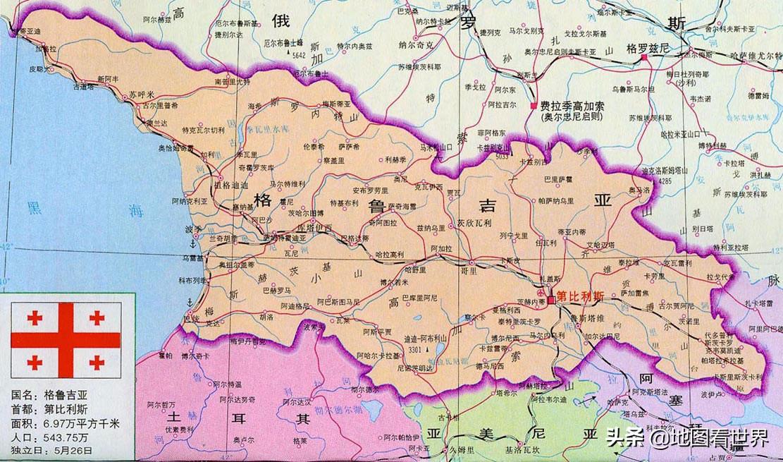 格鲁吉亚属于哪个洲？地处亚欧之间的小国 第3张